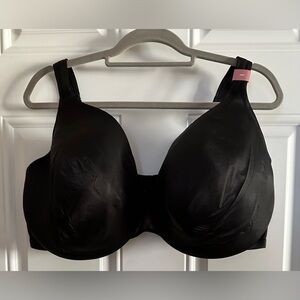 Lane Bryant Cacique Black Lightly Lined Full Coverage Underwire Bra - 46G
